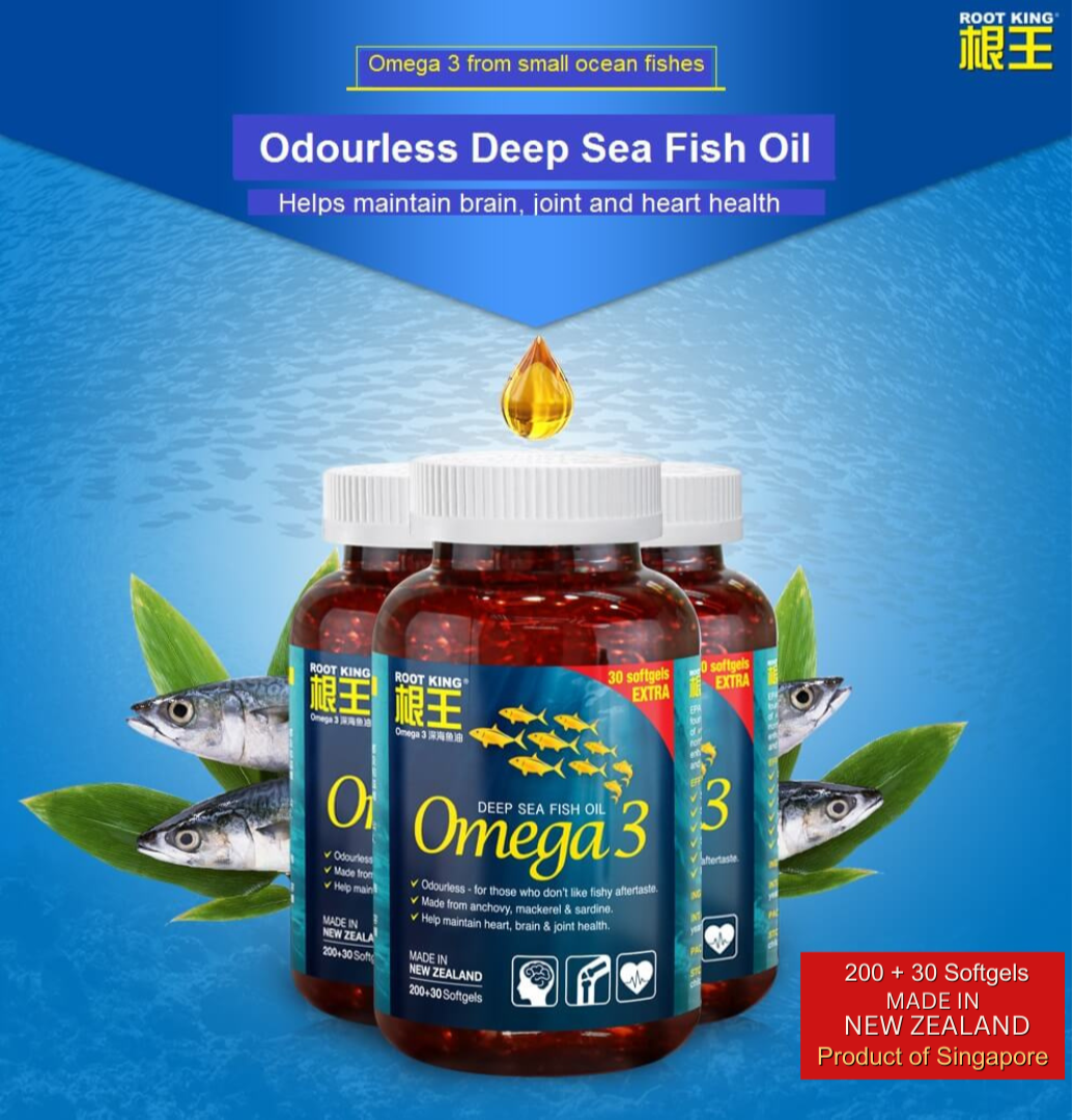 Root King Omega 3 Fish Oil Product banner